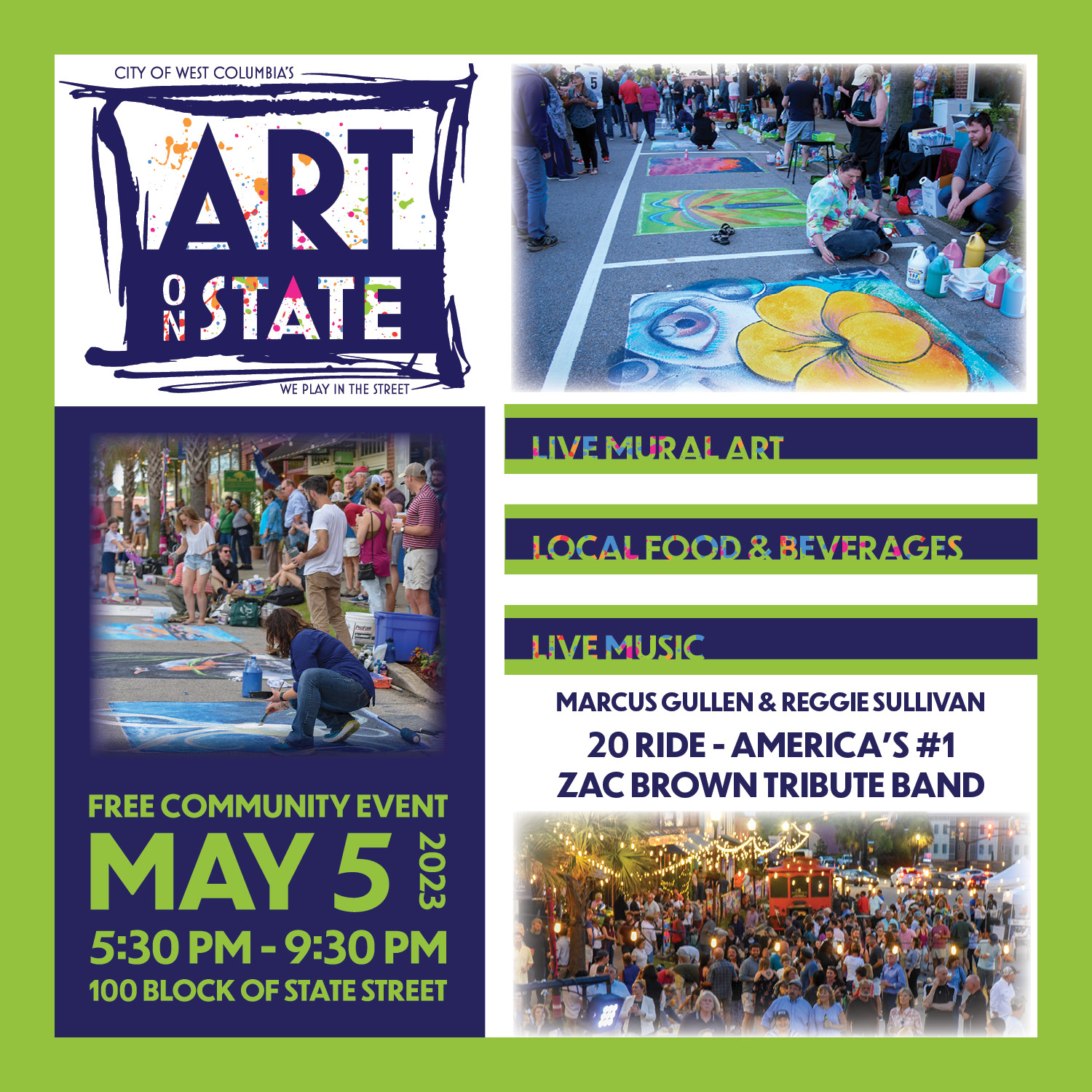 7th Annual Art on State – City of West Columbia